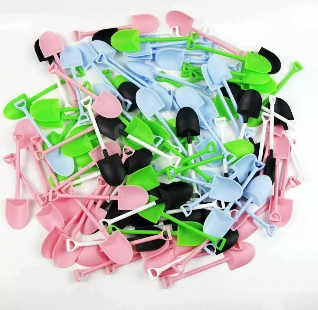 100 Pcs Mini Ice Cream Shovel Spoons Pudding Cake Party Disposable