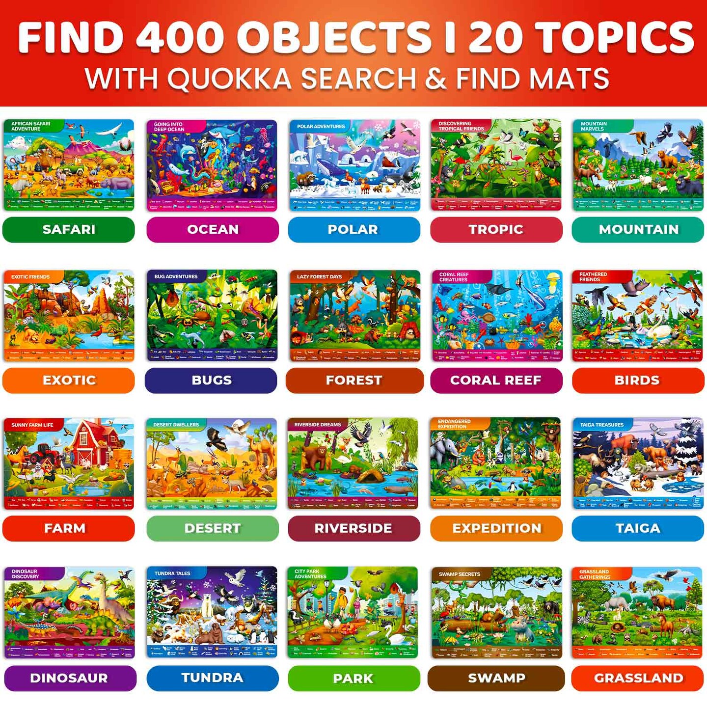 Hidden Object Game for Kids - Search &#x26; Find Activity Tasks