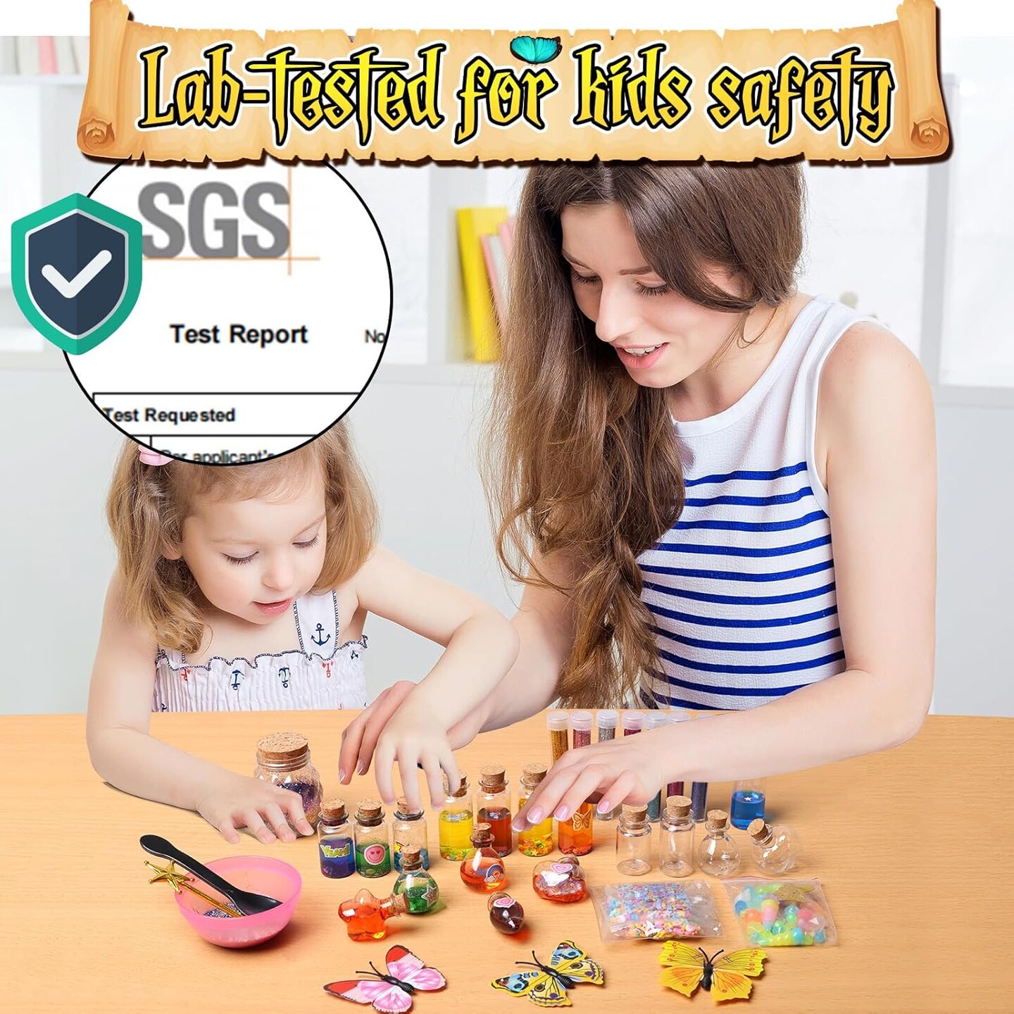 Fairy Aqua Potion Kits for Girls with 23 Potion Bottles