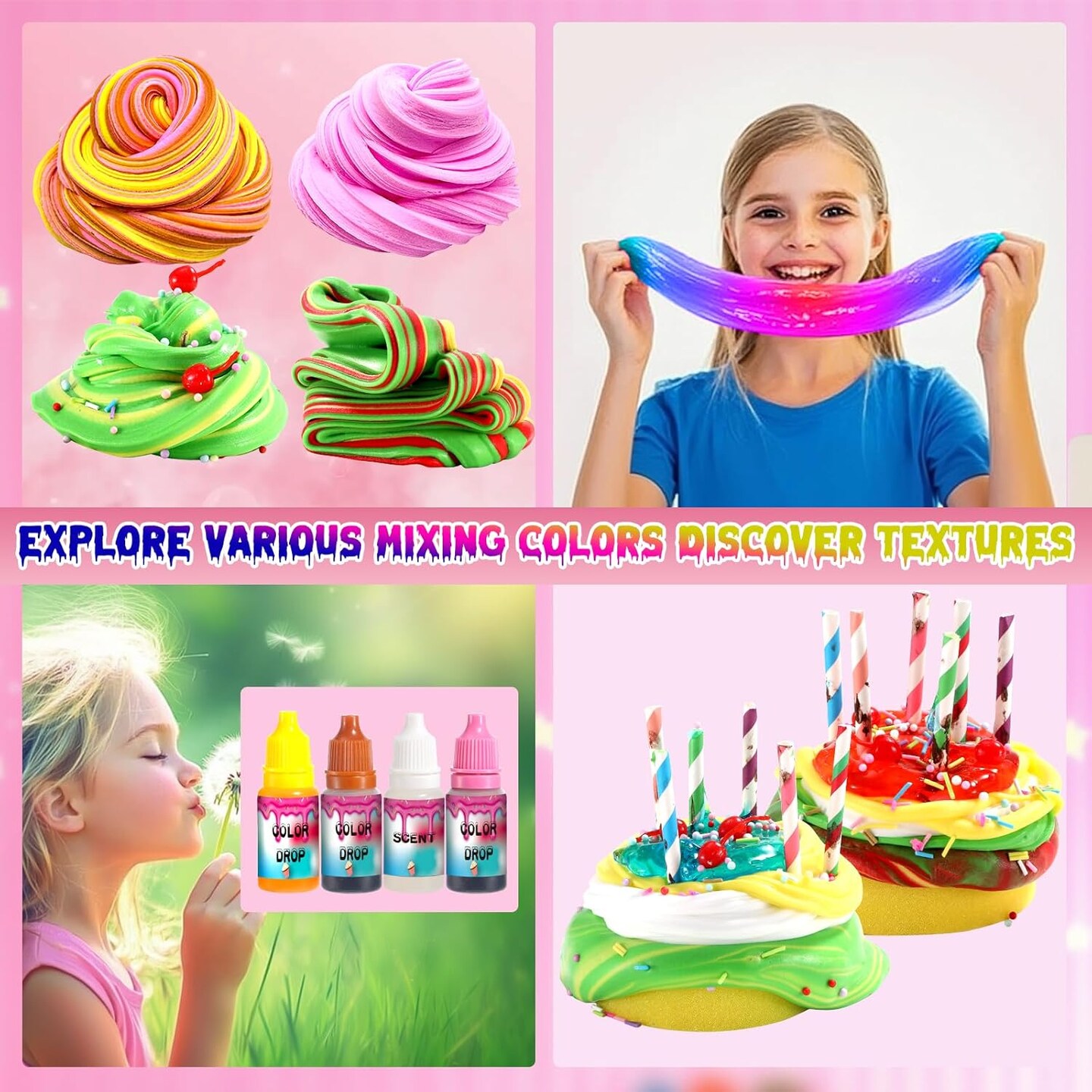 DIY Slime Making Set with Containers