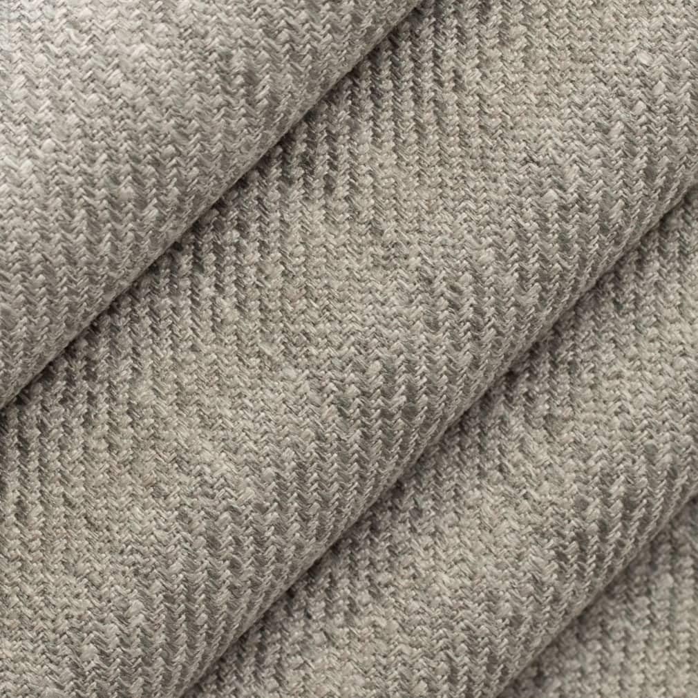 Grey Stain Resistant Performance Pet Friendly Canvas Textured Upholstery Fabric by The Yard - SKU: Erin Ash