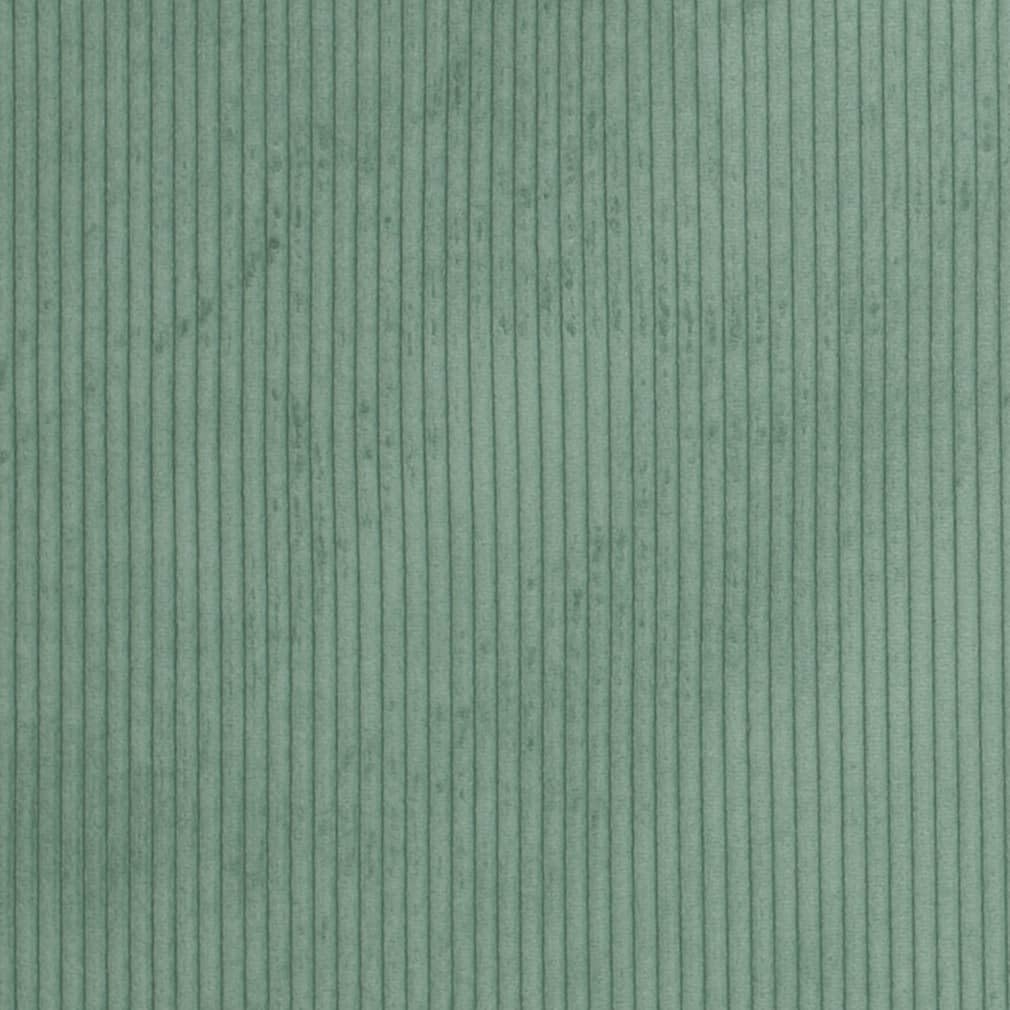 Green Small Scale Stripe Corduroy Velvet Upholstery Fabric by The Yard - SKU: Burnett Jade