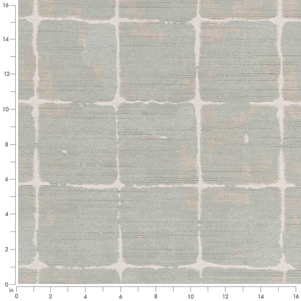 Aqua Stain Resistant Performance Pet Friendly Abstract Woven Pattern Upholstery Fabric by The Yard - SKU: Malibu Vapor