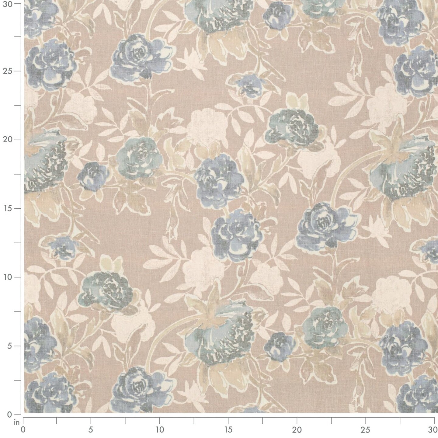 Aqua Teal Performance Grade Eco-Friendly Linen Look Print Upholstery Fabric by The Yard - SKU: Oriole Chambray