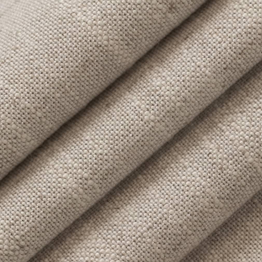 Taupe OEKA-TEX Standard 100 Certified Plain Linen Blend Upholstery Fabric by The Yard - SKU: Ross Linen