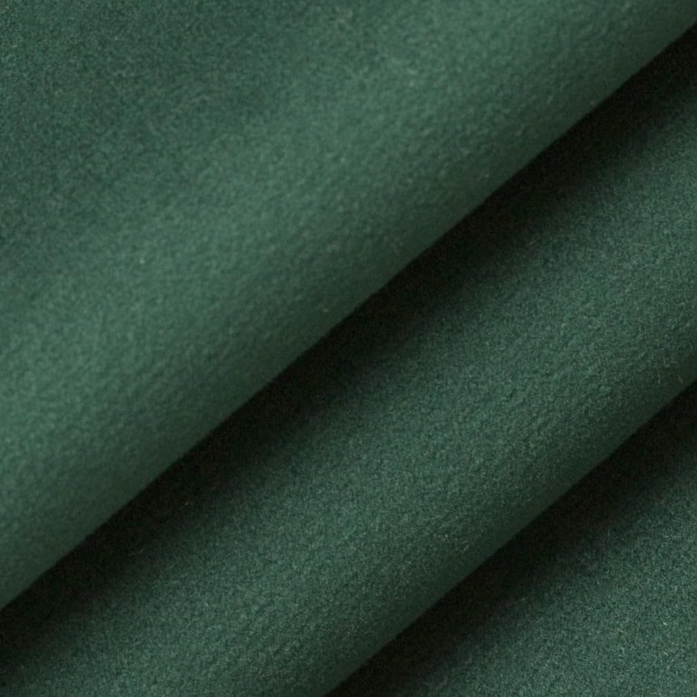 Green Stain Resistant Performance Pet Friendly Velvet Upholstery Fabric by The Yard - SKU: Hartford Spruce