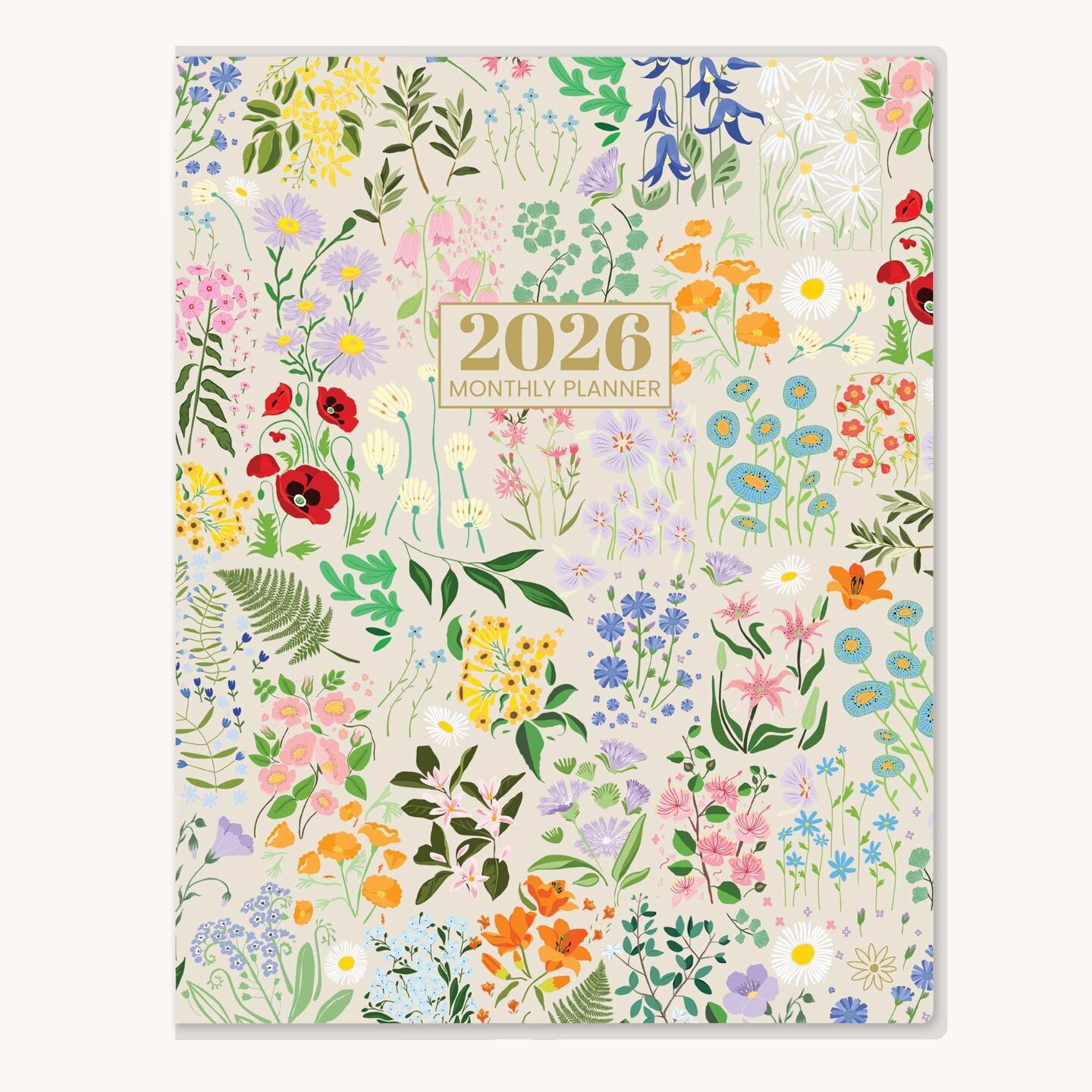 bloom daily planners 2026 Monthly Planner, 9" x 12", Garden Party