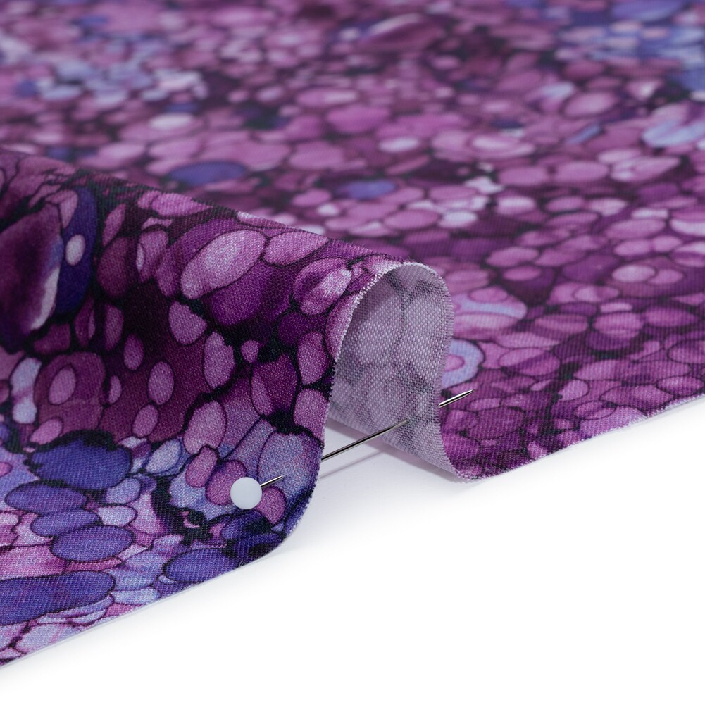 1 Yard Northcott Iris Bubbles Printed Quilting Cotton Fabric 43 Inches Width