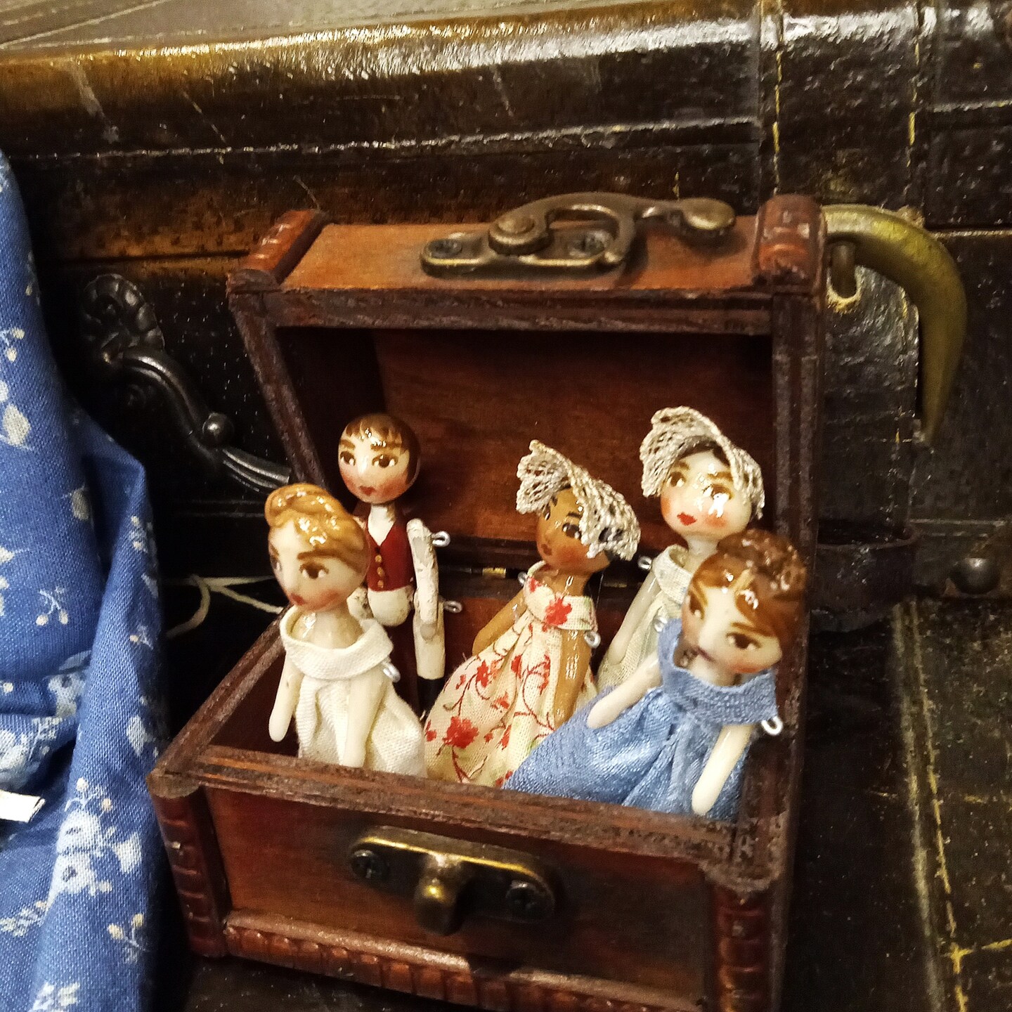 6 Doll Set! Handmade OOAK Doll Maker Regency Style | MakerPlace by