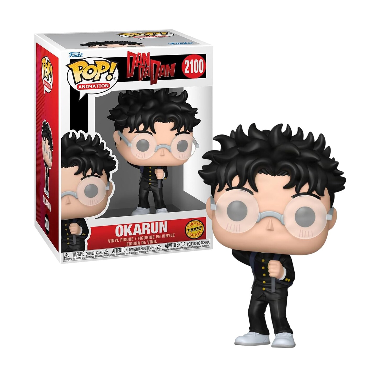 Funko Pop! Dandadan – Okarun (Dan Da Dan) – 1/6 Chance D'avoir La Variante Chase Rare – Figurine Vinyle 9,5 Cm