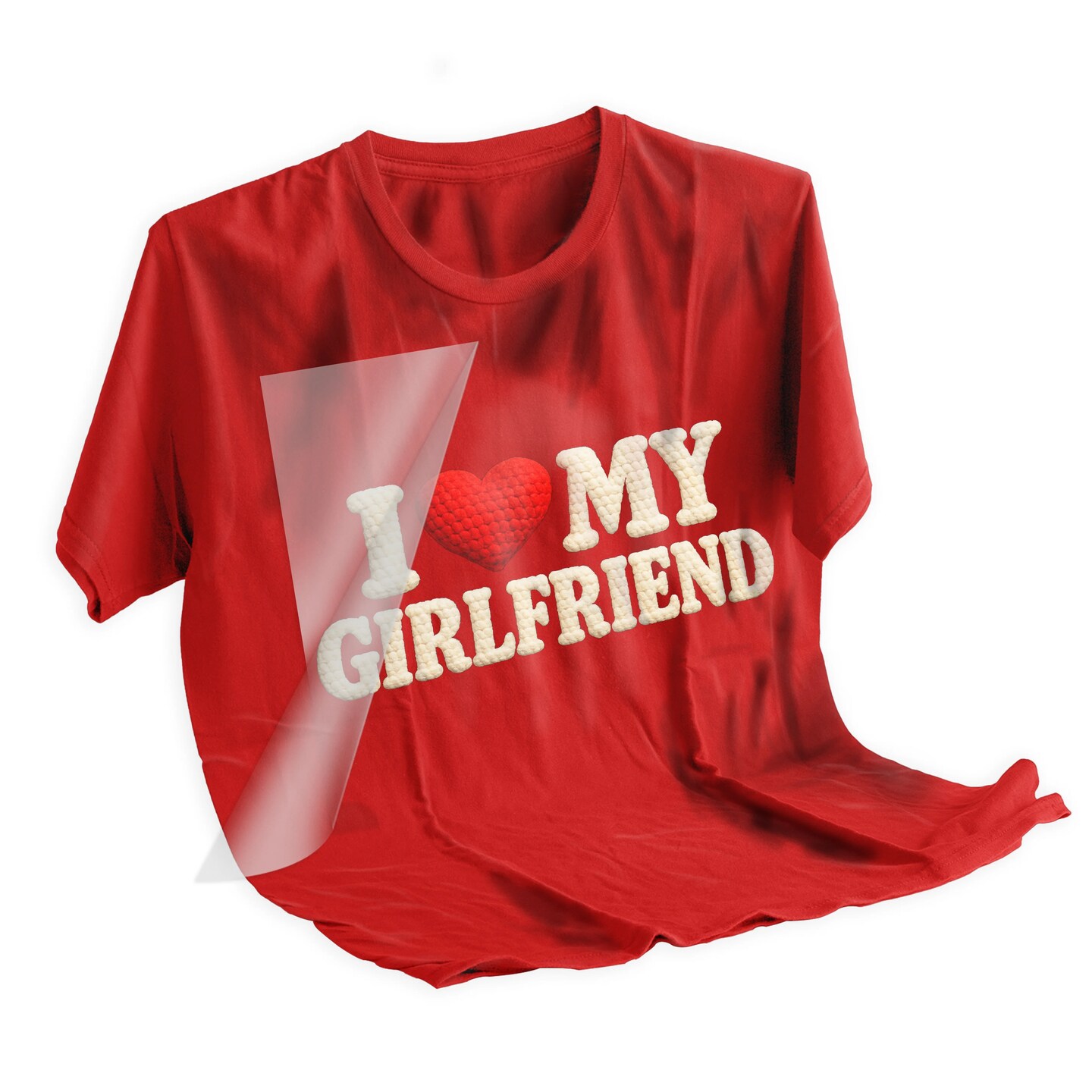 Valentines DTF Transfers - I Love My Girlfriend Ready To Press