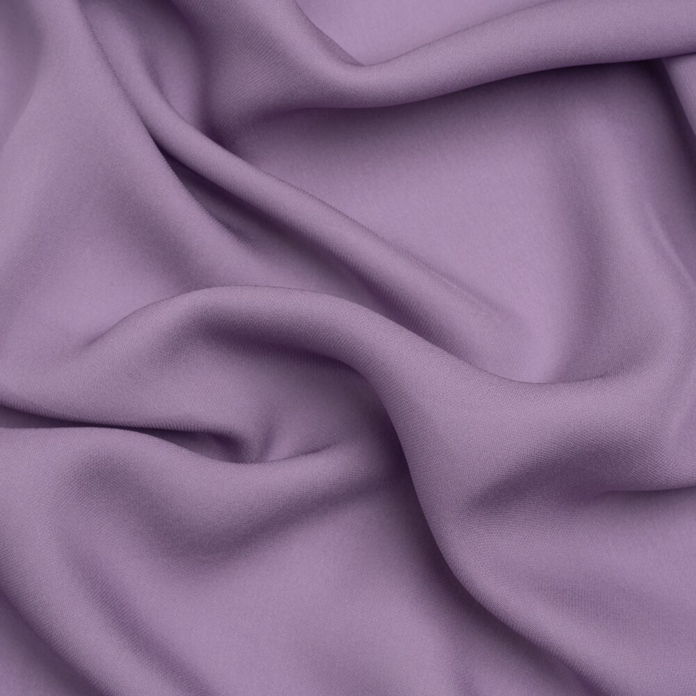 1 Yard Dusk Mauve Silk Double Georgette Lightweight Fabric, 44 Inches Width