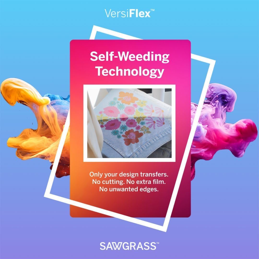 Sawgrass SG500 VersiFlex Printer Bundle, Innovative Inks &#x26; Light Heat Transfer Paper Bundle - Soft-Touch Infusible Ink, 8.5x11 Paper - Professional Results on Untreated Fabric and Wood