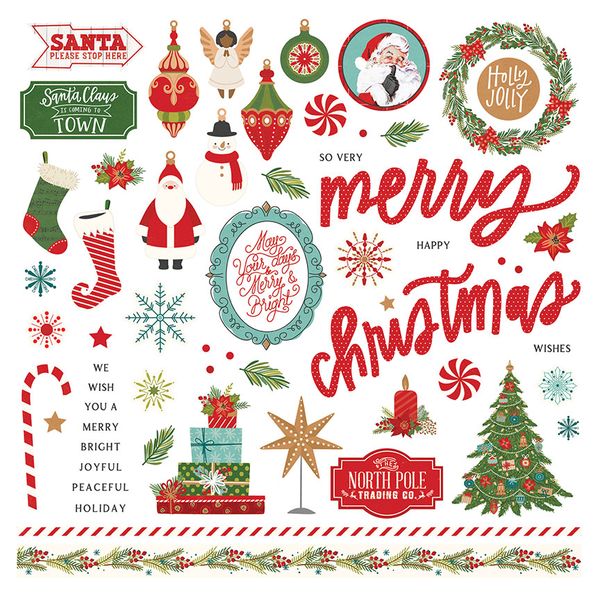 DISC - PhotoPlay North Pole Element Stickers