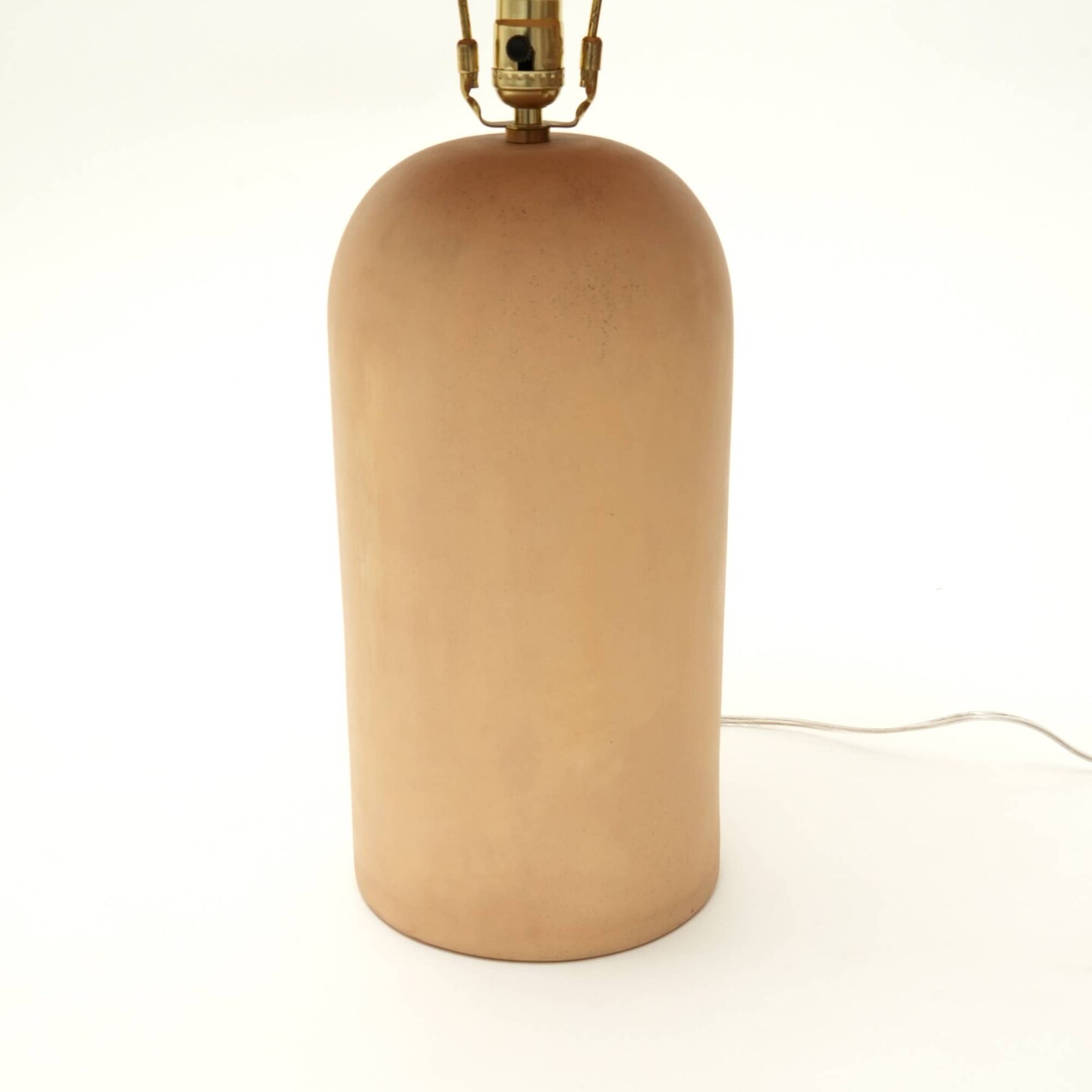 Table Lamp | Handcrafted Decorative Beige Ceramic Table Lamp | 13X13X24.5"