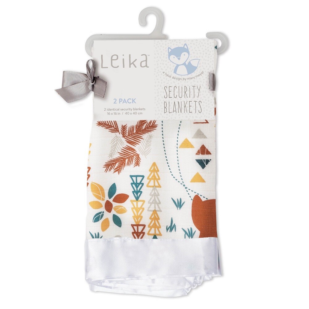 Leika Fox/Raccoon Cotton Muslin Baby Security Blanket