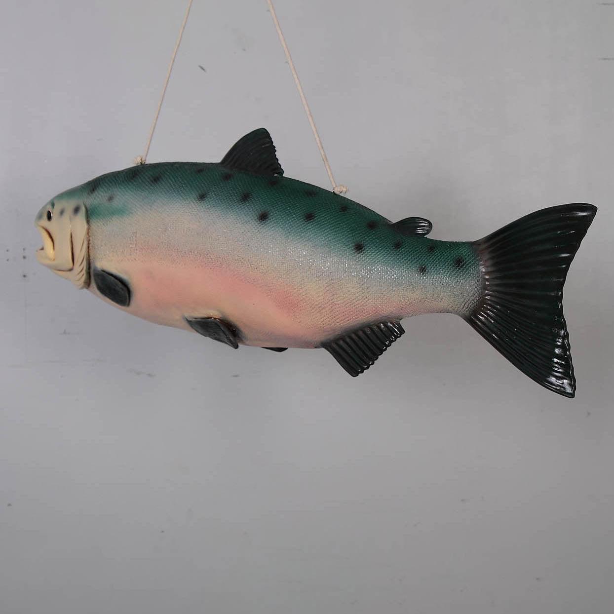 Hanging Salmon Life Size Fish Statue