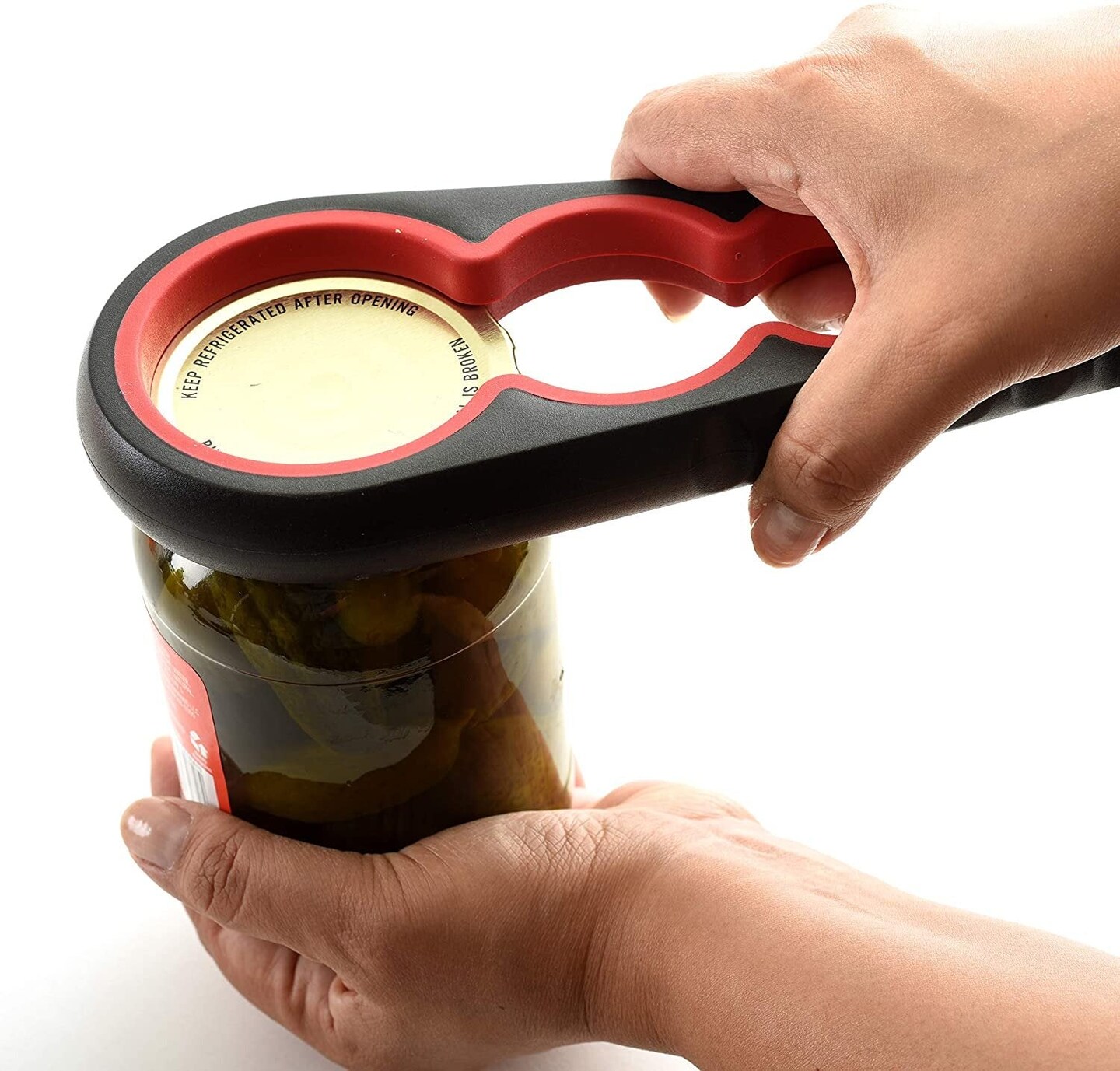 Norpro Jar Lid Gripper Opener and 5-in-1 Pop Can / Beer Bottle Opener Combo