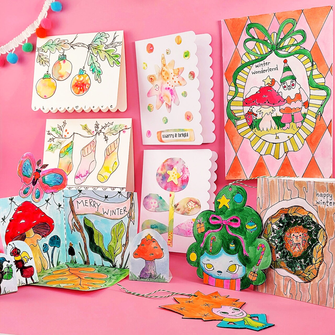 12 Days of Cardmaking: DIY Watercolor Cards