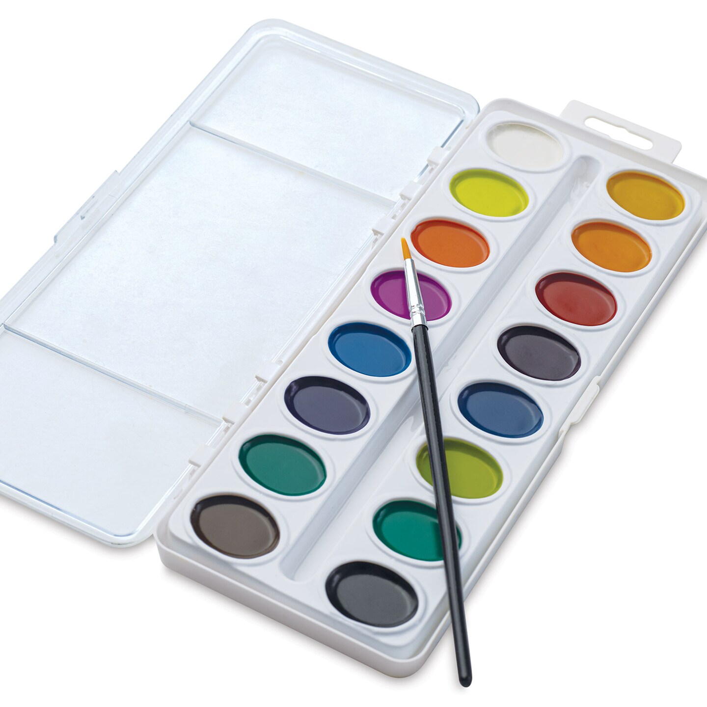 artPOP! Watercolor Paint, 16 AssortedColors Set, Includes Paintbrush