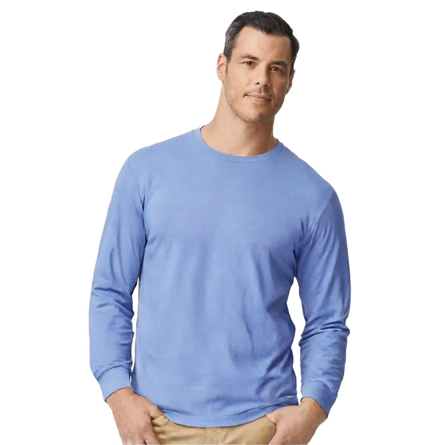 Gildan DryBlend Long Sleeve T-Shirt for Everyday Wear, Workwear & Layering Comfort
