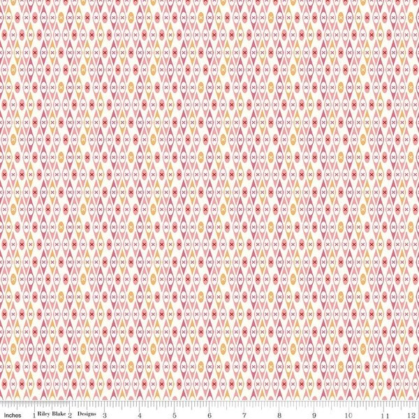 Edith in Pink (c13084-pink) | Bee Vintage | Lori Holt | Riley Blake