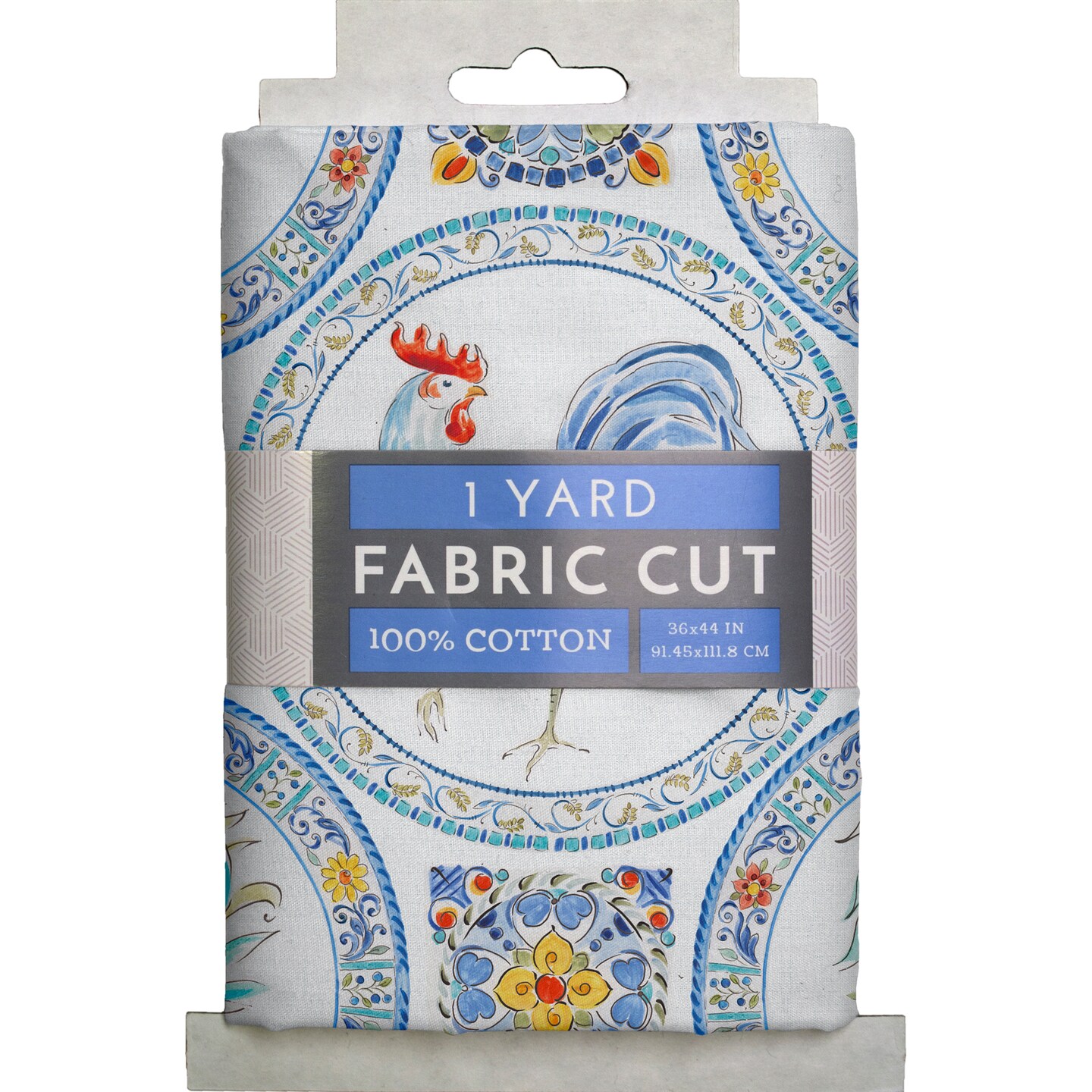 DAVID TEXTILES MORNING BLOOM MEDALLION COTTON 1 YD CUT