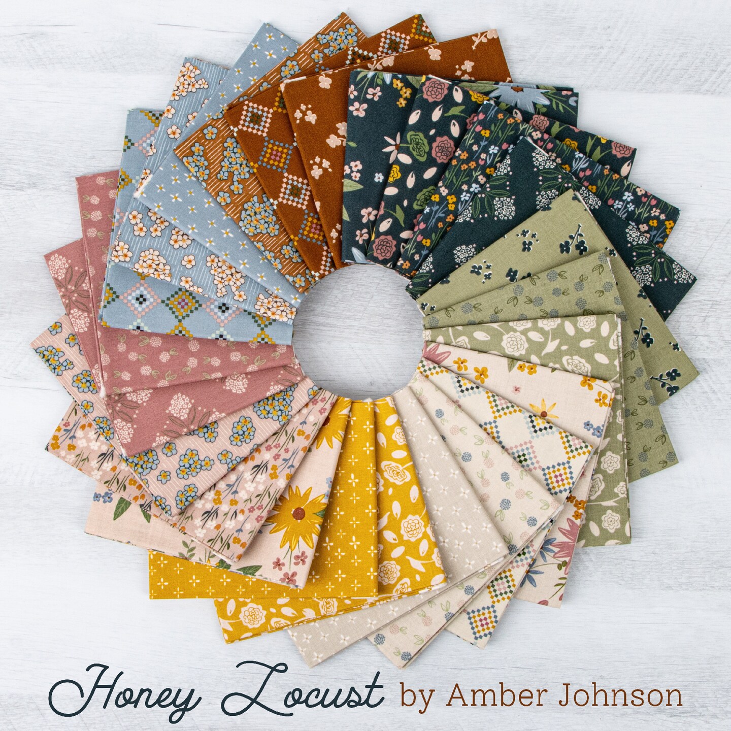 Patchwork in Sky (c16274-sky) | Honey Locust | Amber Johnson | Riley Blake