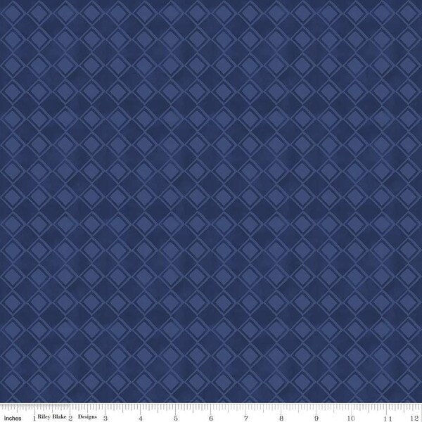 Tonal in Navy (c16313-navy) | Come Let Us Adore Him | Tara Reed | Riley Blake