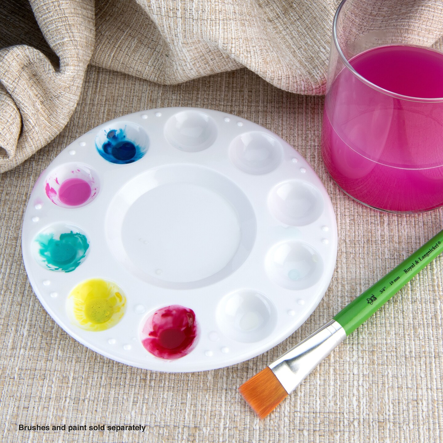 R10WELLP | Essentials&#x2122; Round Plastic 10-Well Palette