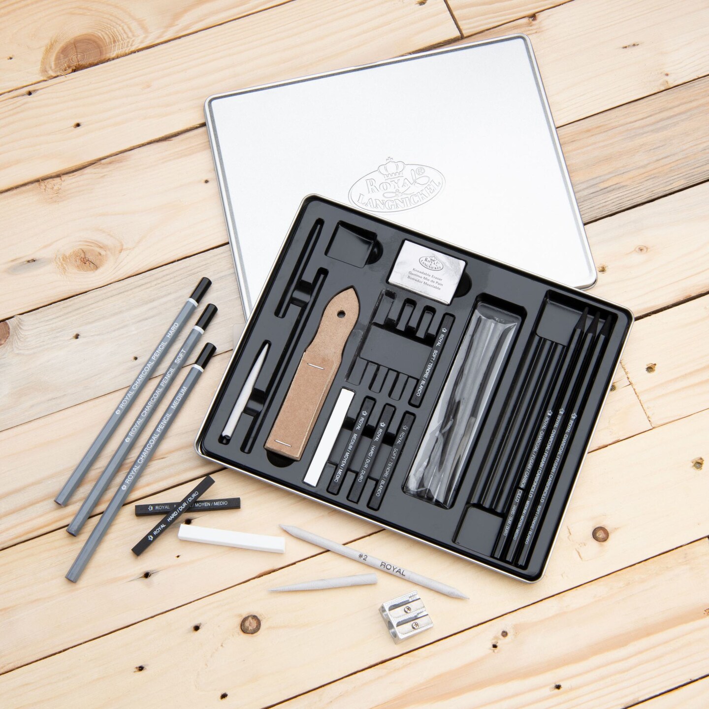 RSET-ART2711 | Charcoal Drawing Art Set - 25pc