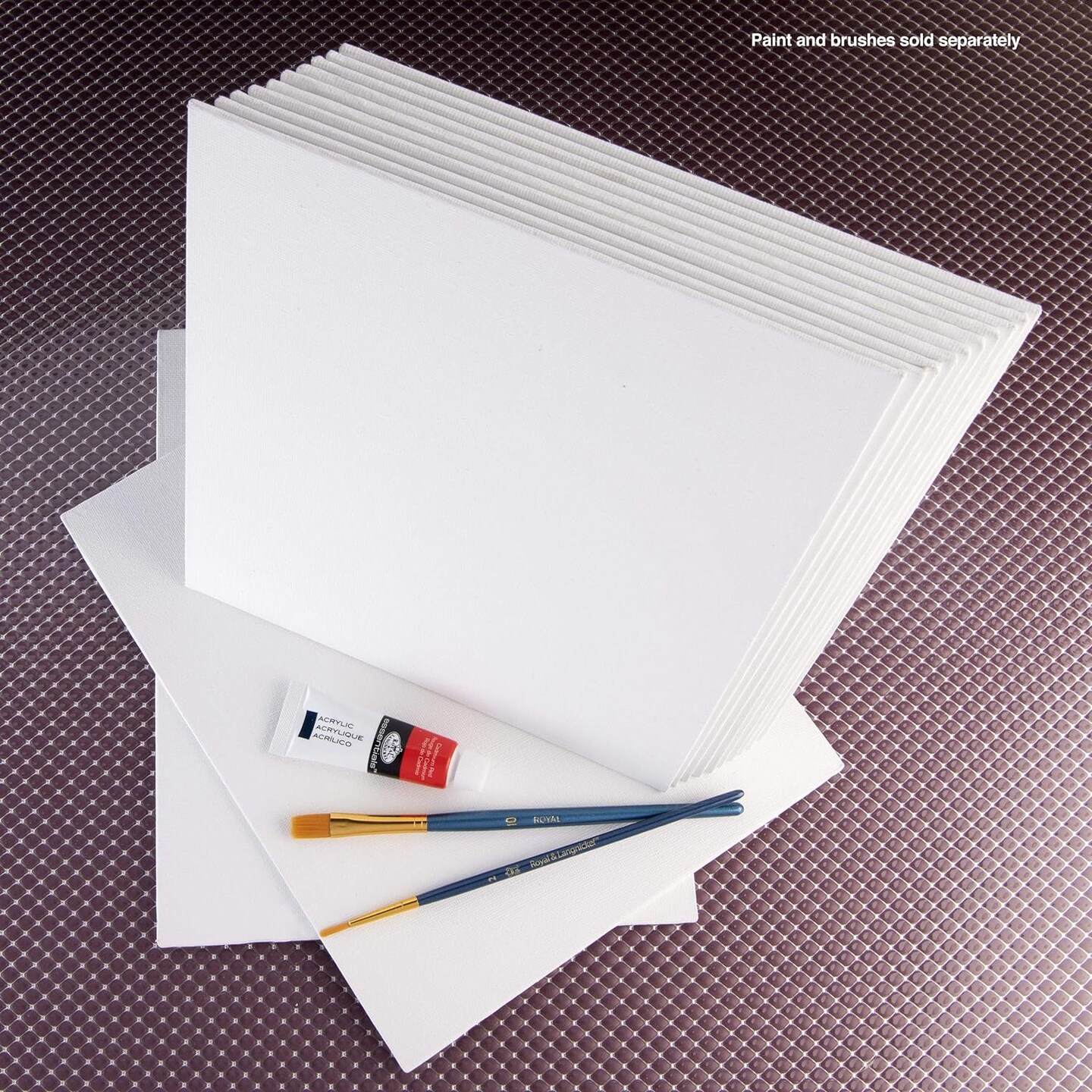 CNVB-912-12 | Royal &#x26; Langnickel Essentials 9&#x22; x 12&#x22; Art Canvas Panels, 12Pk