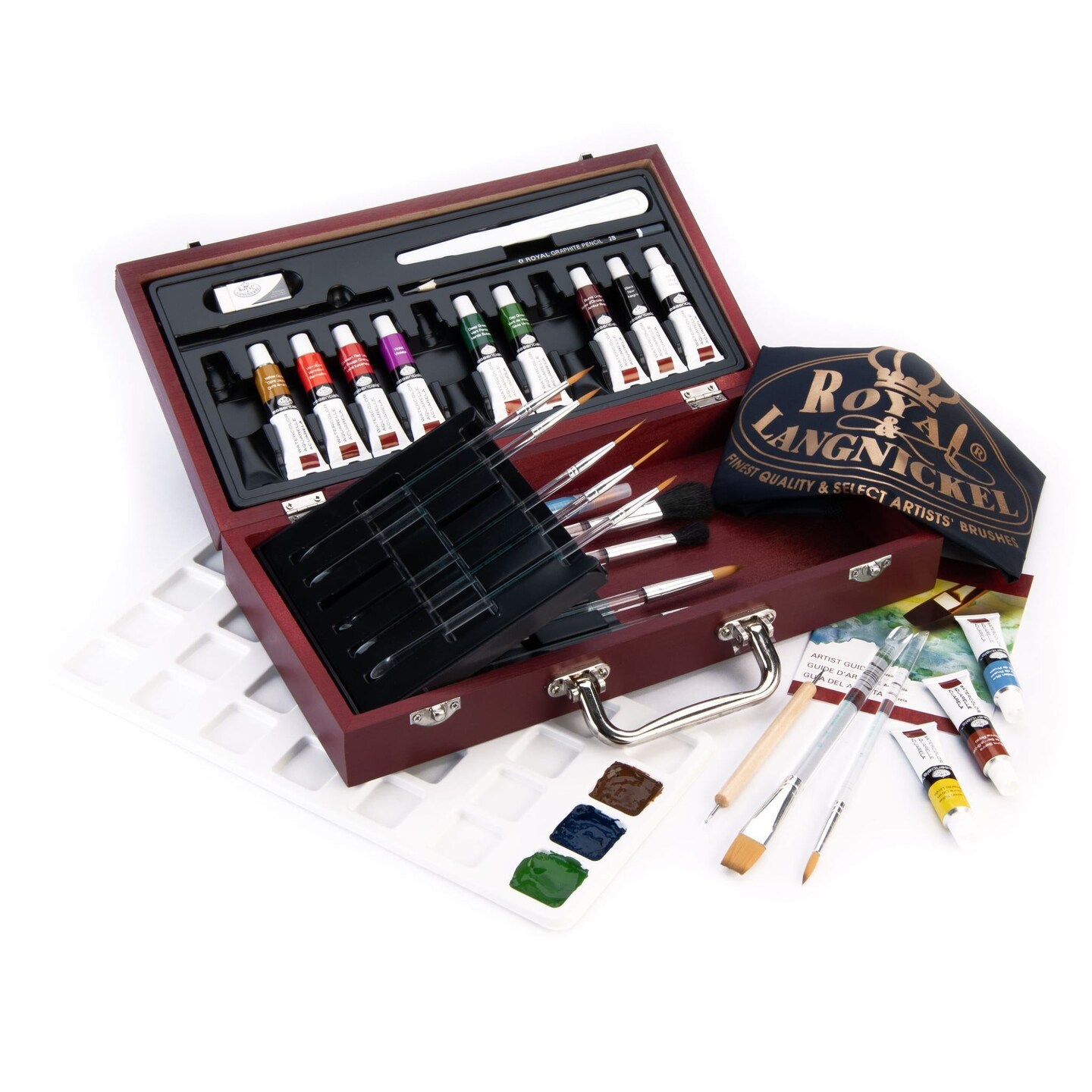 RSET-WAT2000 | Essentials™ 32pc Watercolor Painting Travel Art Set
