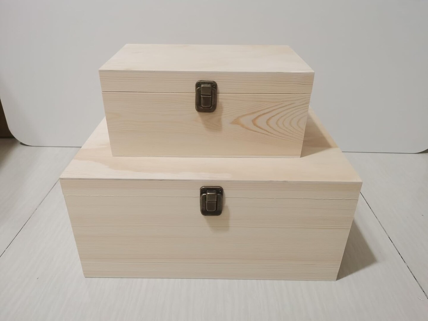 Natural Wooden Boxes for Crafts, Art &#x26; DIY Hobbies, Jewelry &#x26; Gift Boxes for Home Storage