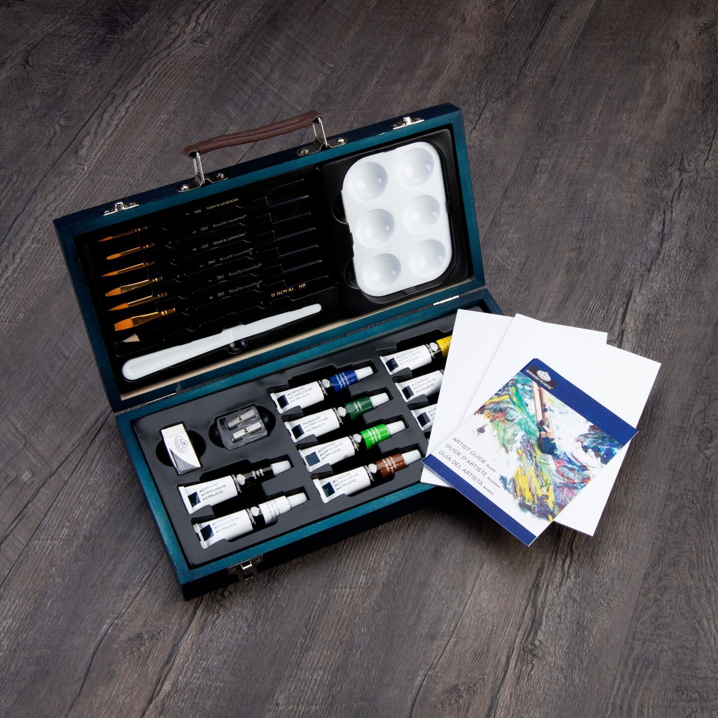 RSET-ACR3000 | Essentials™ 25pc Acrylic Painting Travel Art Set