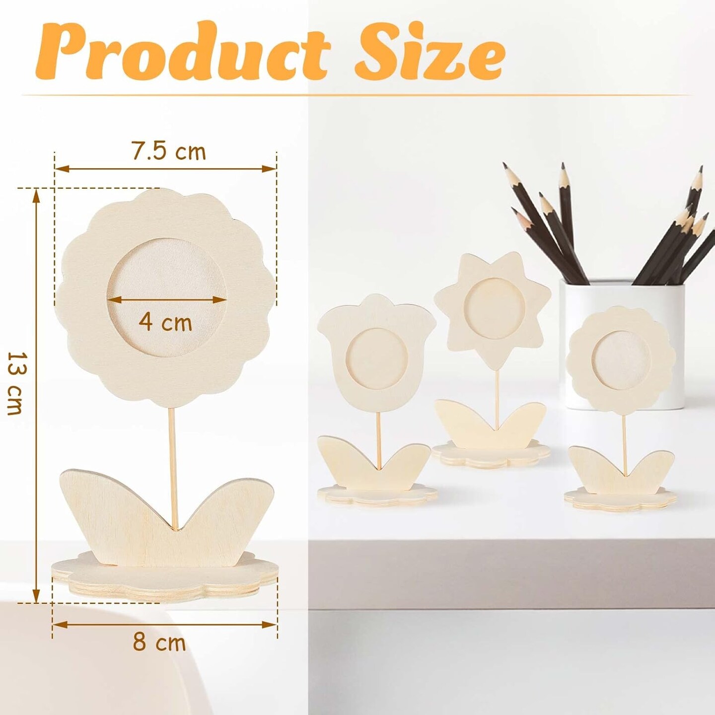 12 Pcs Mothers Day Crafts Flower Picture Frames