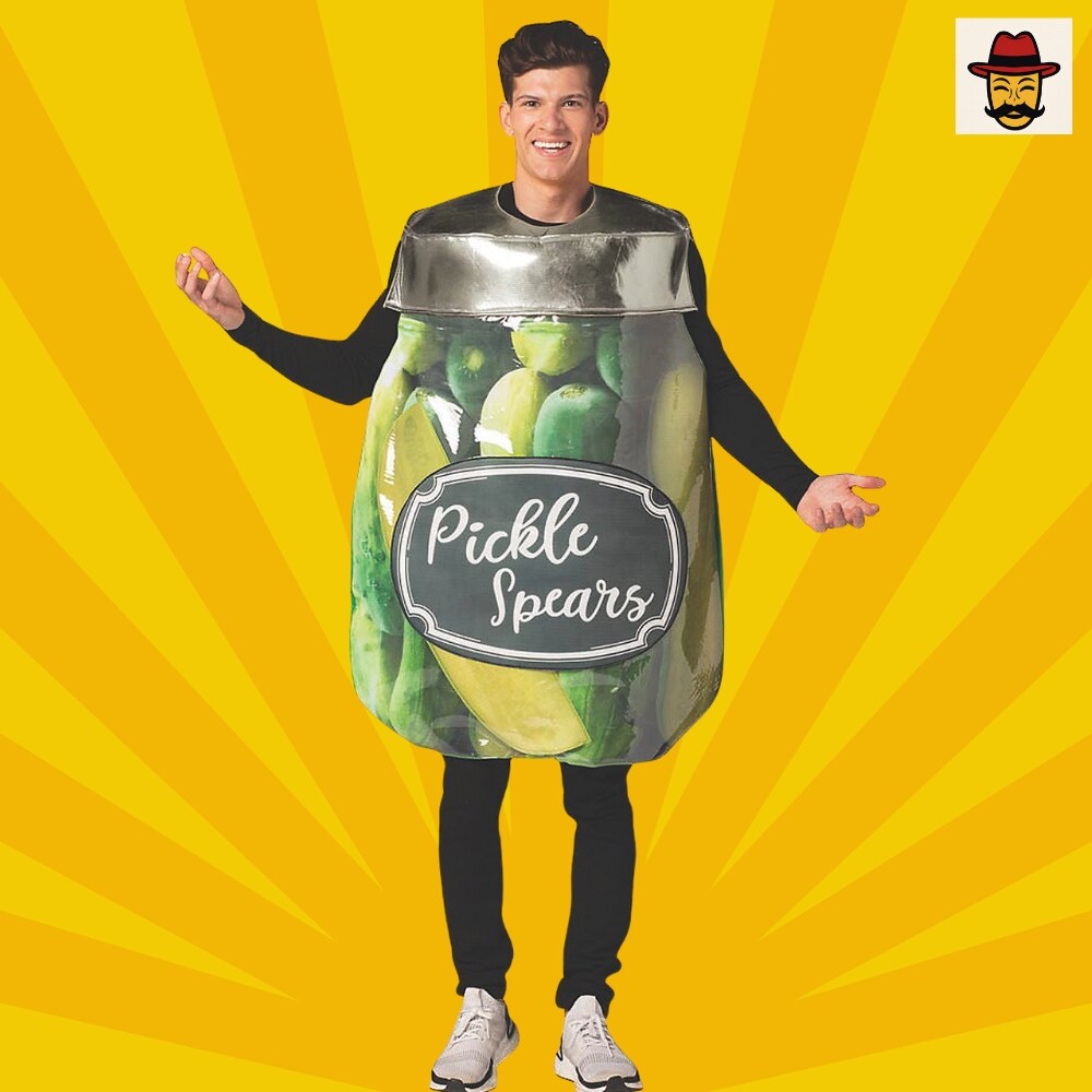 Pickle Jar Costume Funny Tunic Perfect for Halloween Parties