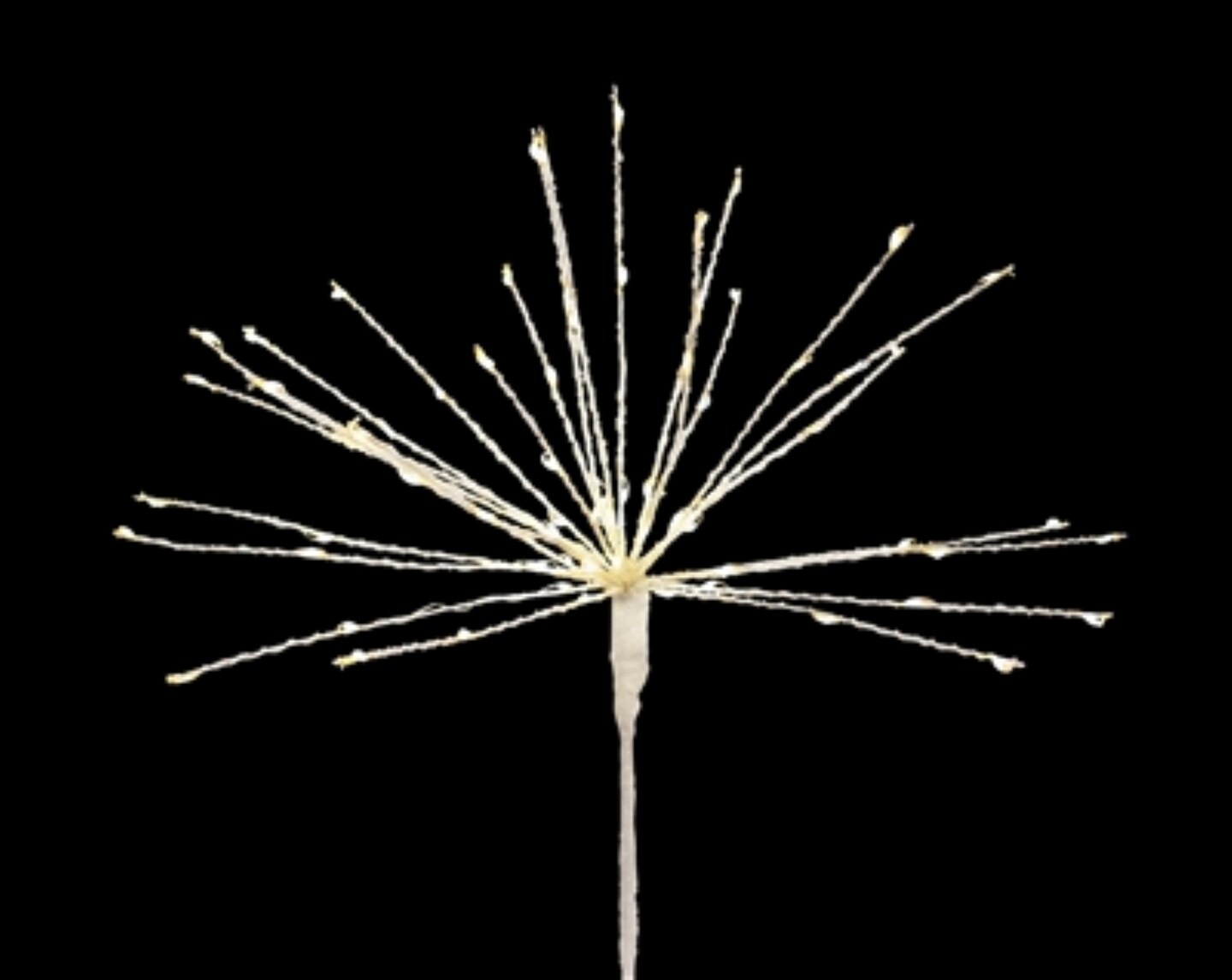 Melrose LED Lighted Starburst Christmas Tree Toppers - 23.5&#x22; - White Lights - Set of 2