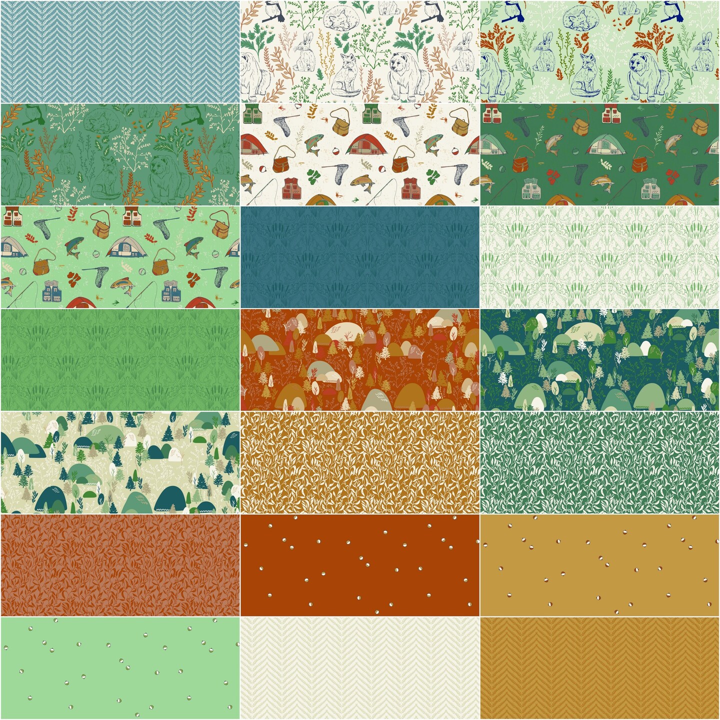 Let's Wander 2.5" Strip Roll (Jelly Roll / Rolie Polie) by Casey Cometti for Riley Blake (RP-16880-40)