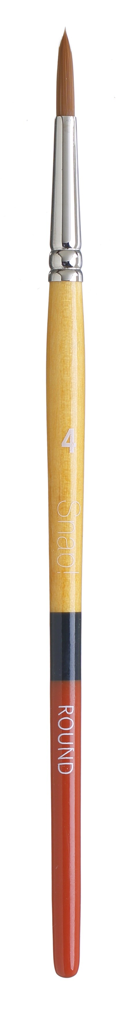 Princeton Snap! Golden Taklon Short Handle Brush-Round Size 4