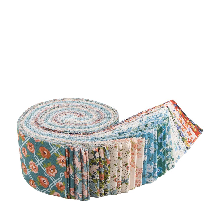 Floral Nostalgia 2.5" Strip Roll (Jelly Roll / Rolie Polie) by Riley Blake (RP-LFLONOS-40)