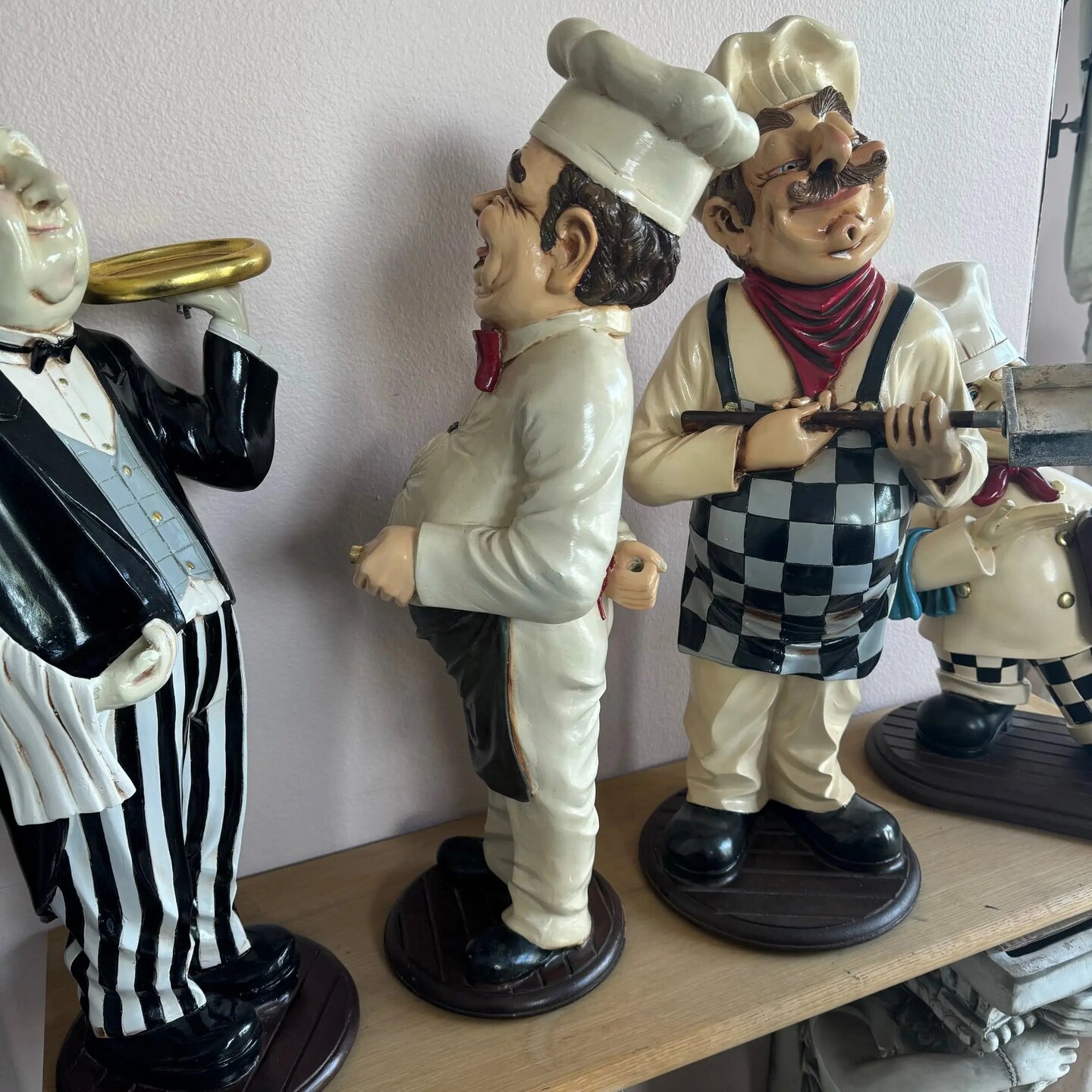 Chef With Menu Small Statue