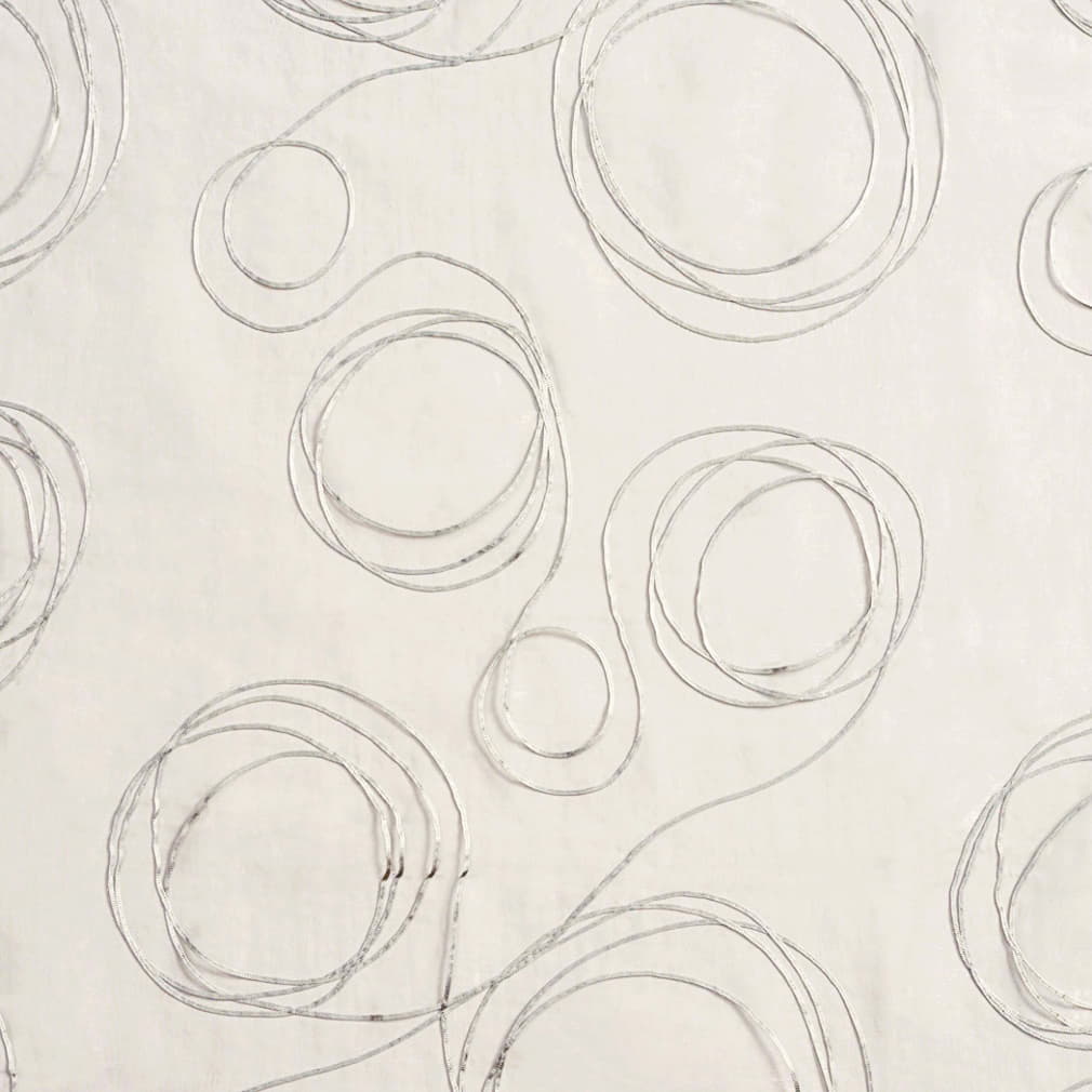 1 yard Platinum 100 Percent Polyester Performance Grade Sheer Fabric for Drapery and Upholstery