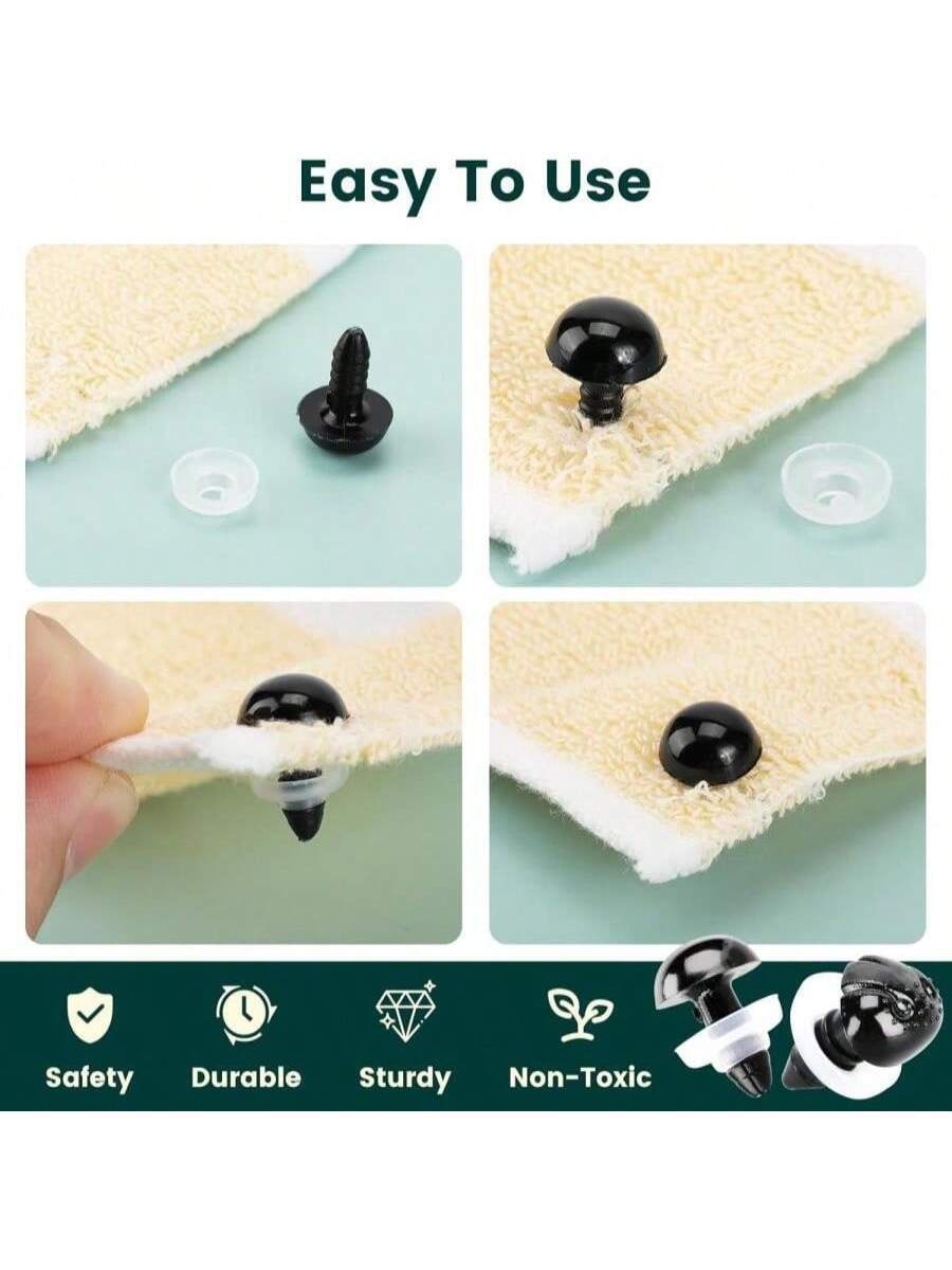 662Pcs Safety Eyes and Noses for Amigurumi, Junreox Premium 5-14mm Safety Eyes for Crochet