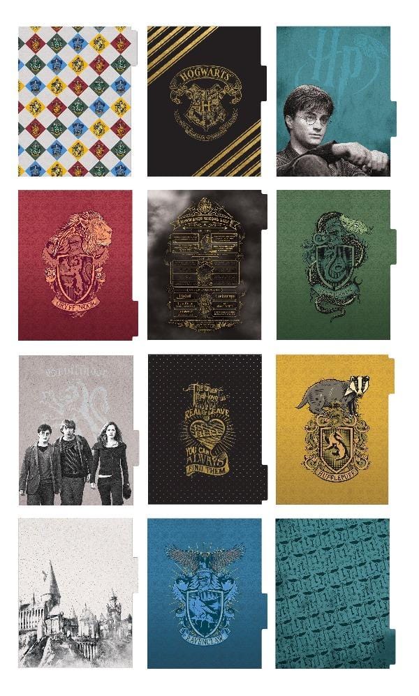 Weekly Planner - 12 Month Undated Harry Potter Hogwarts at Night