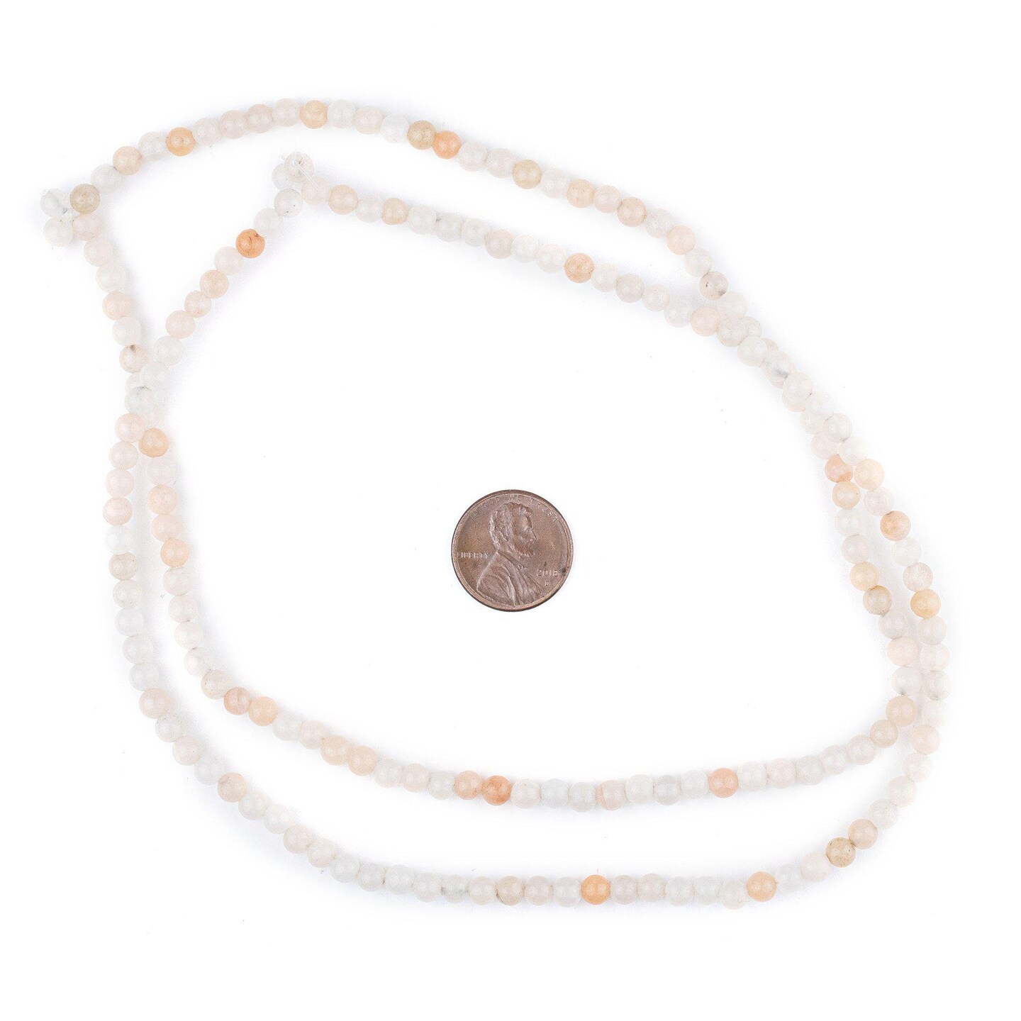 The Bead Chest Round Pink Aventurine Beads (4mm): Organic Gemstone Round Spherical Energy Stone Healing Power Crystal for Jewelry Bracelet Mala Necklace Making