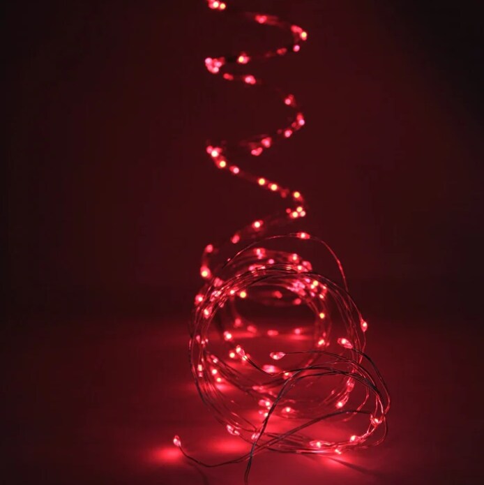 Elegant 180 LED Silver Copper Branch Lights Starry Plug-in Decor