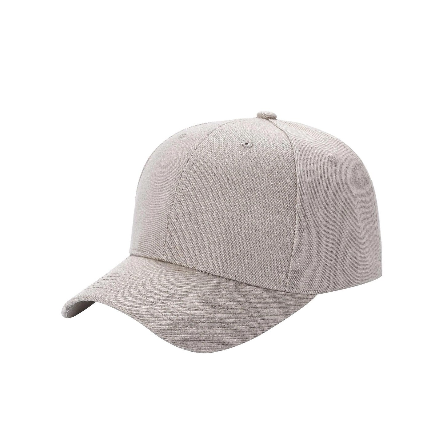 Solid Velcro Camo Baseball Cap 100% Polyester Adjustable Fit