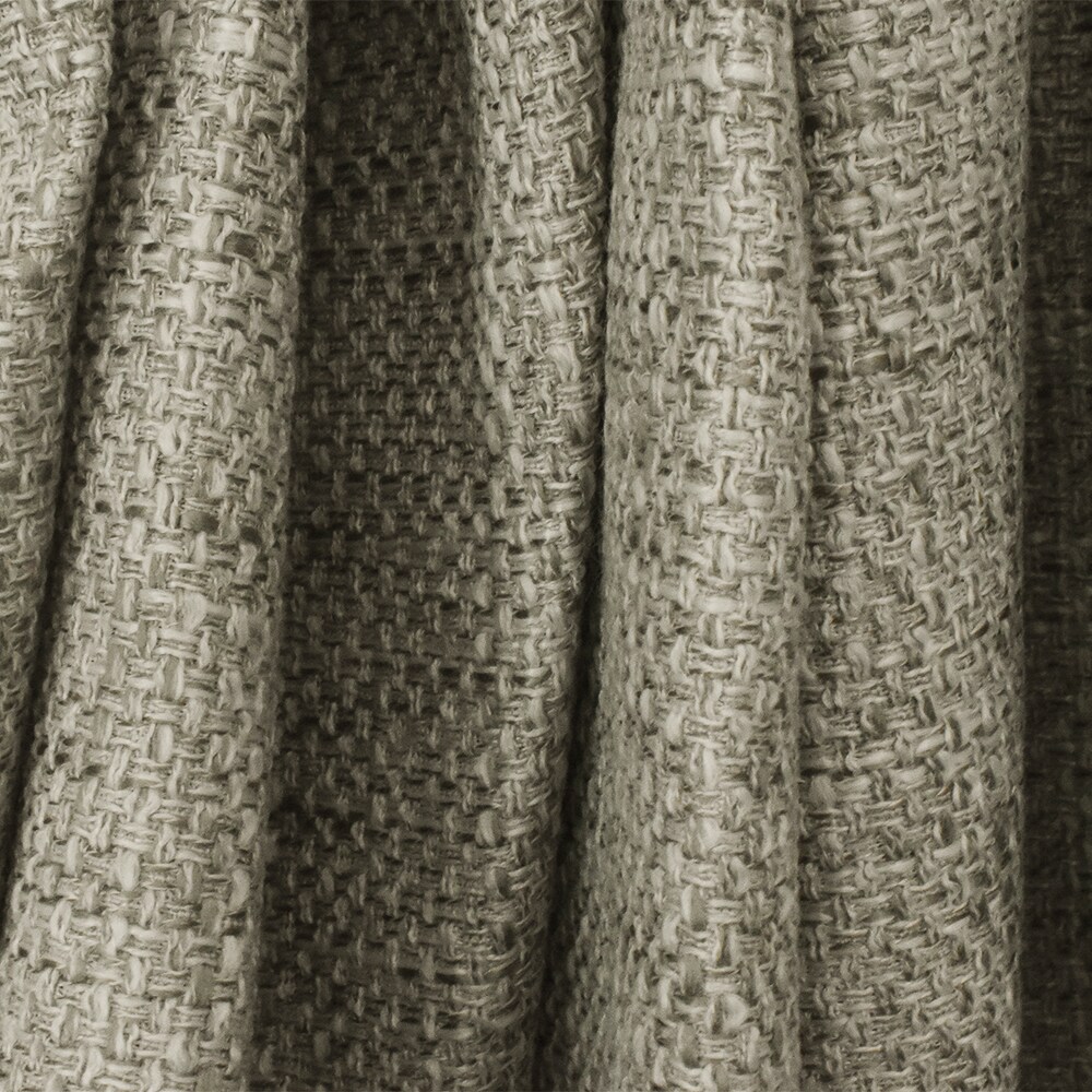 Taupe-Gray Texture Poly Dobby Woven Home Decorating Fabric By the Yard