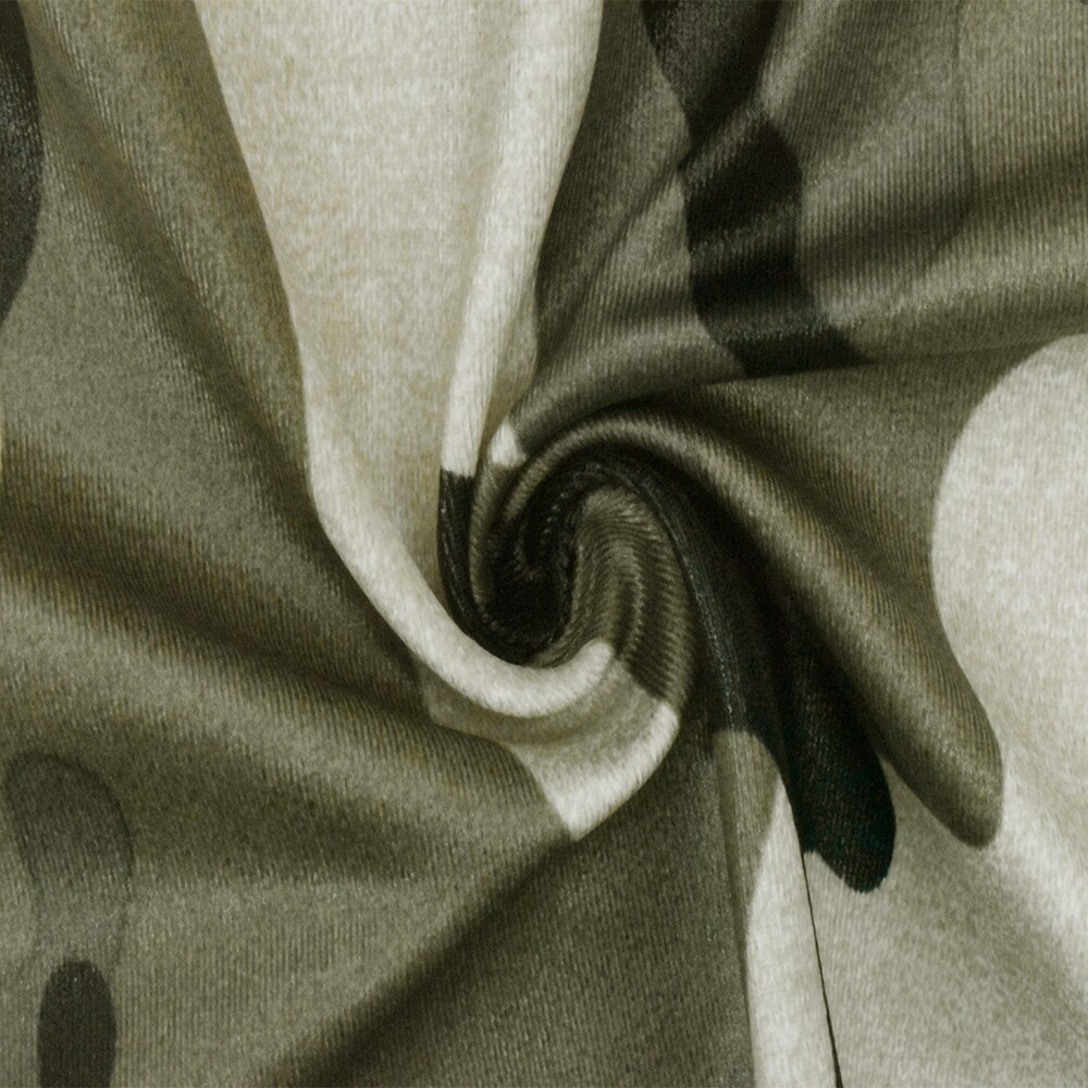 Khaki-Multi Famous Maker Camouflage Printed Stretch Tricot Swimwear Fabric By the Yard